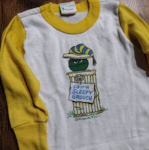 Vintage - 1980's Sesame Street - Size 4 - Oscar The Grouch - Very Rare